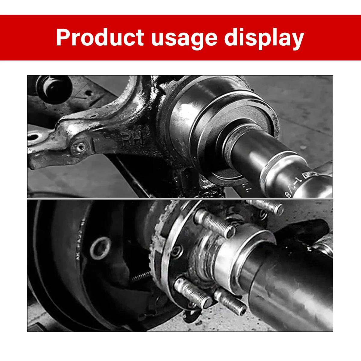 23Pc Front Wheel Drive Bearing Puller Press Removal Installation Tool Kit Set UK