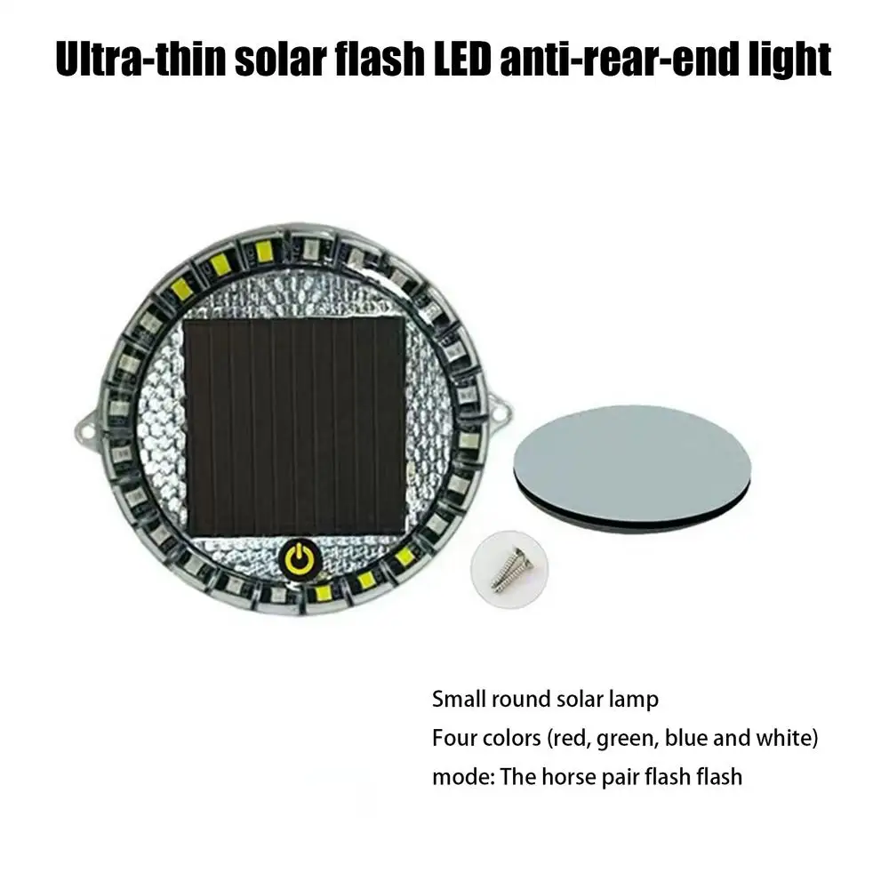 Car Flashing Alarm Lamp Safety Anti Collision Lamp Intelligent Sensor Security Strobe Light Night Riding Warning Side Light