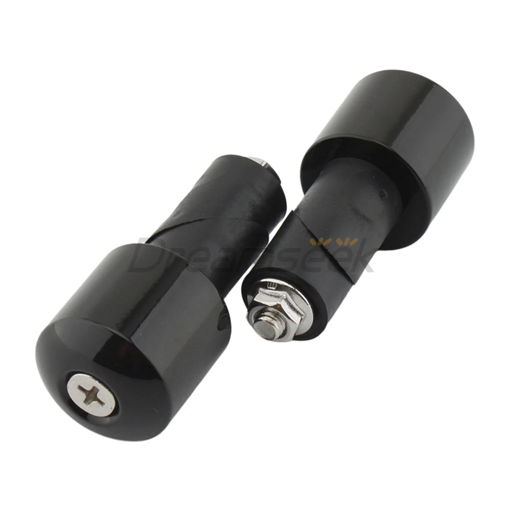 2Pcs Handlebar End Plugs Handle Grip Cap 18MM for Yamaha VMAX 400 500 1200 450 540 1700 Motorcycle Accessories Black Slider