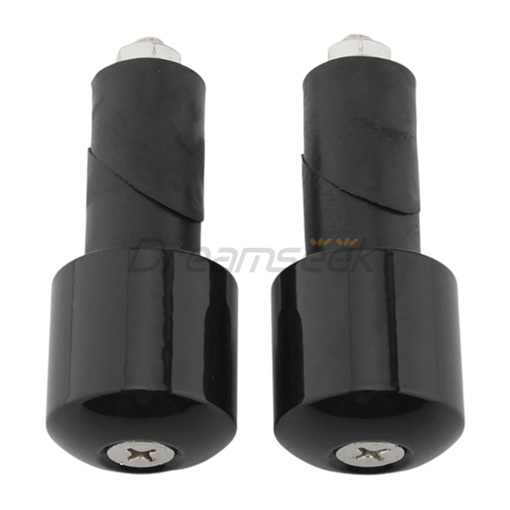 2Pcs Handlebar End Plugs Handle Grip Cap 18MM for Yamaha VMAX 400 500 1200 450 540 1700 Motorcycle Accessories Black Slider