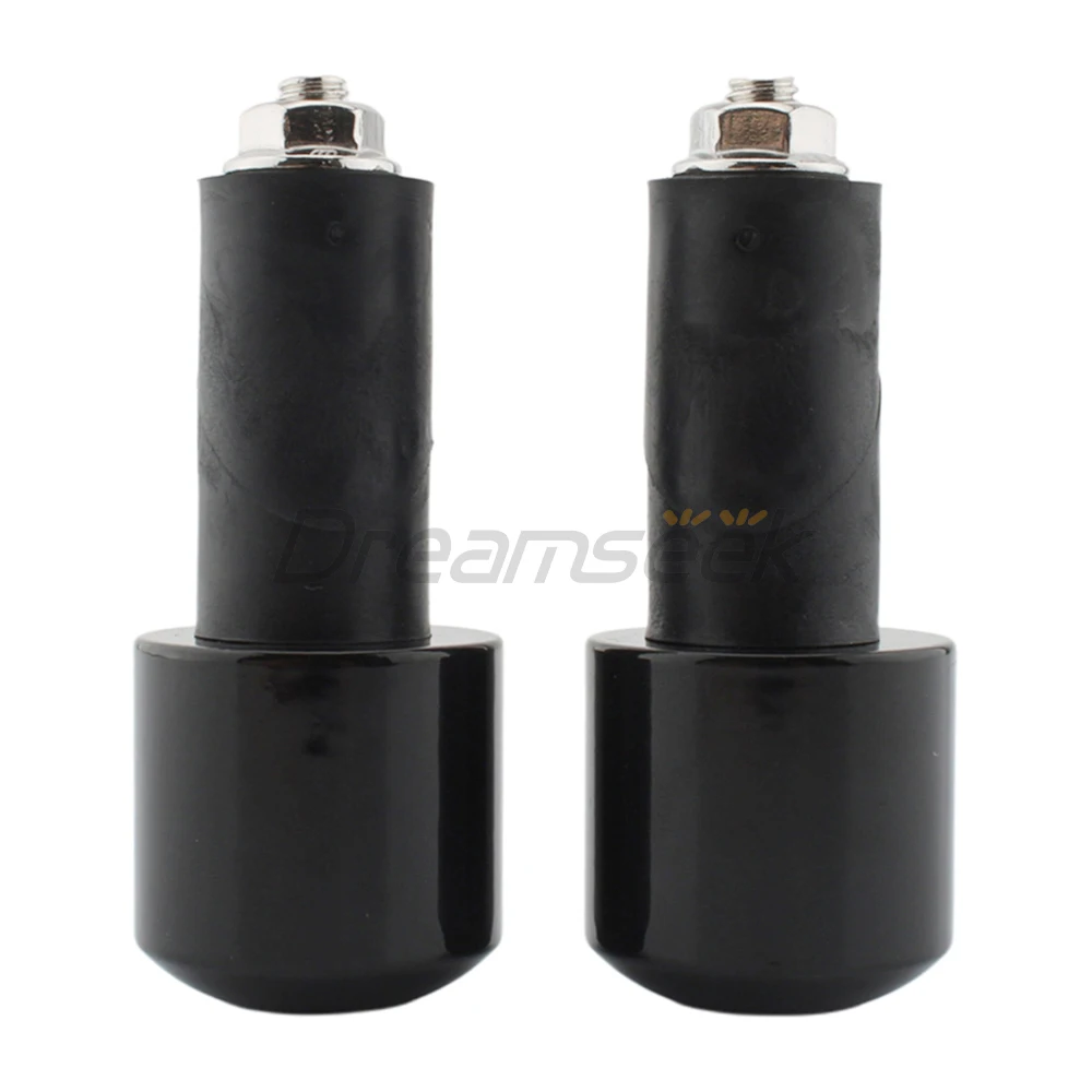 2Pcs Handlebar End Plugs Handle Grip Cap 18MM for Yamaha VMAX 400 500 1200 450 540 1700 Motorcycle Accessories Black Slider