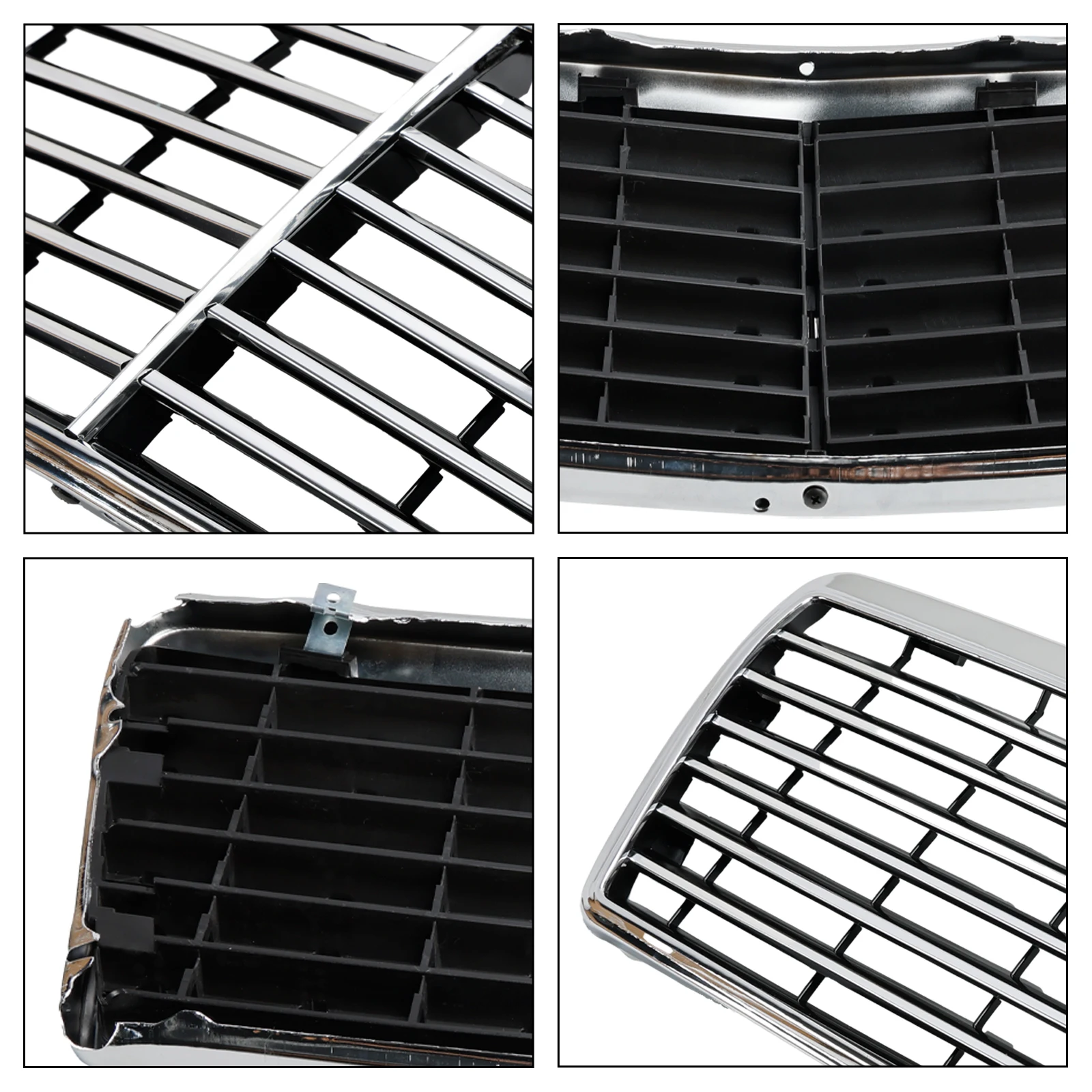 Artudatech Front Bumper Grille Grill Fit for Mercedes-Benz E-Class W124 S124 C124 1993-1995