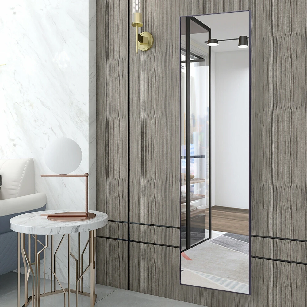 【Lifeideas】Modern Rectangular Metal Freestanding Mirrors