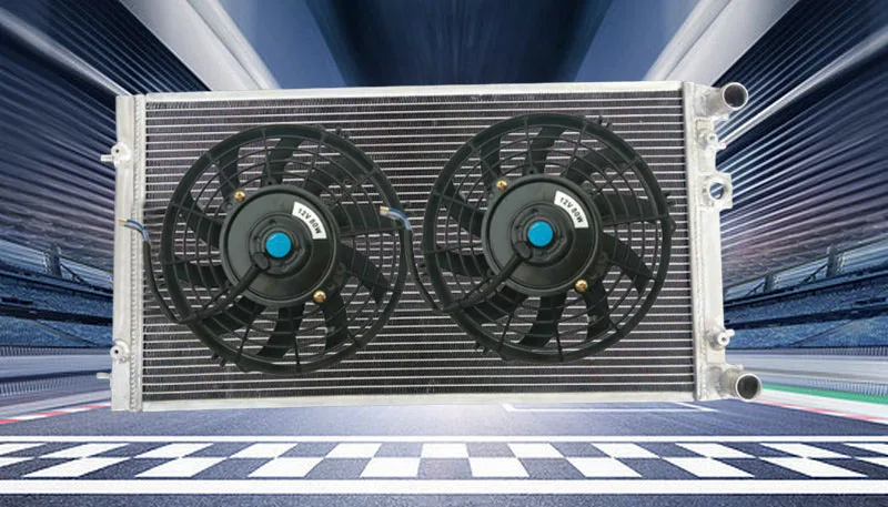FOR VW FITS BEETLE 1.8 1.9 2.0 2.5 L4 4CYL L5 5CYL Aluminum radiator + Fan 1998-2009 08 2000 2001 2002 2003 2004 2005 2006 2007