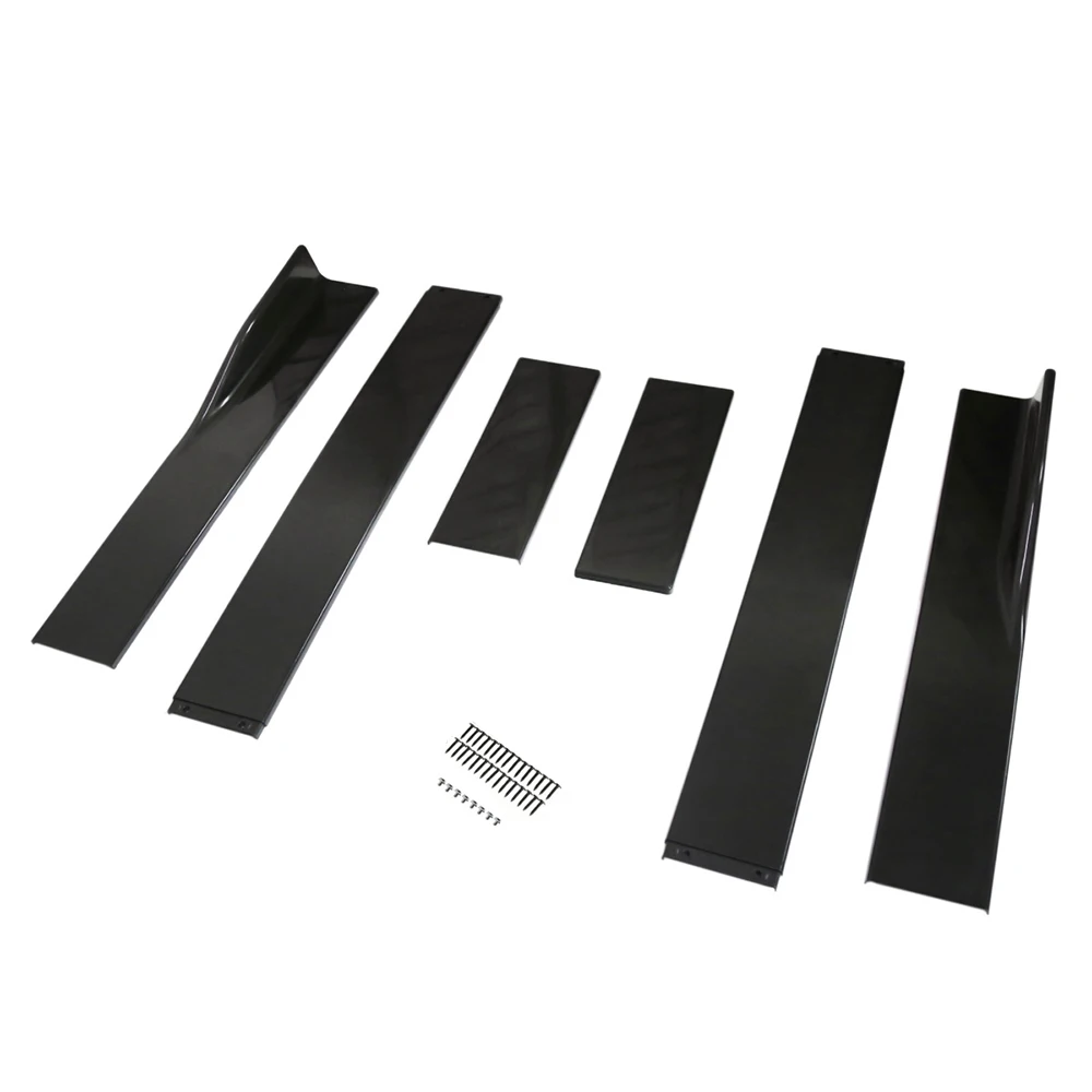 78.7in 2M Side Skirt Universal For VW Golf MK5 MK6 MK7 Extension Kit Splitters Apron Splitter Winglet Car Accessories