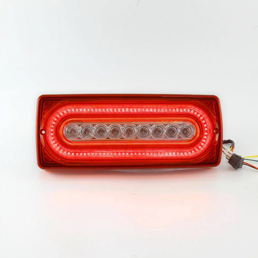 LED Tail Light For Mercedes Benz G-Class W463 G500 / G55 AMG / G550 / G63 AMG 1999-2018 Rear Fog Lamp W/ Sequential Turn Signal