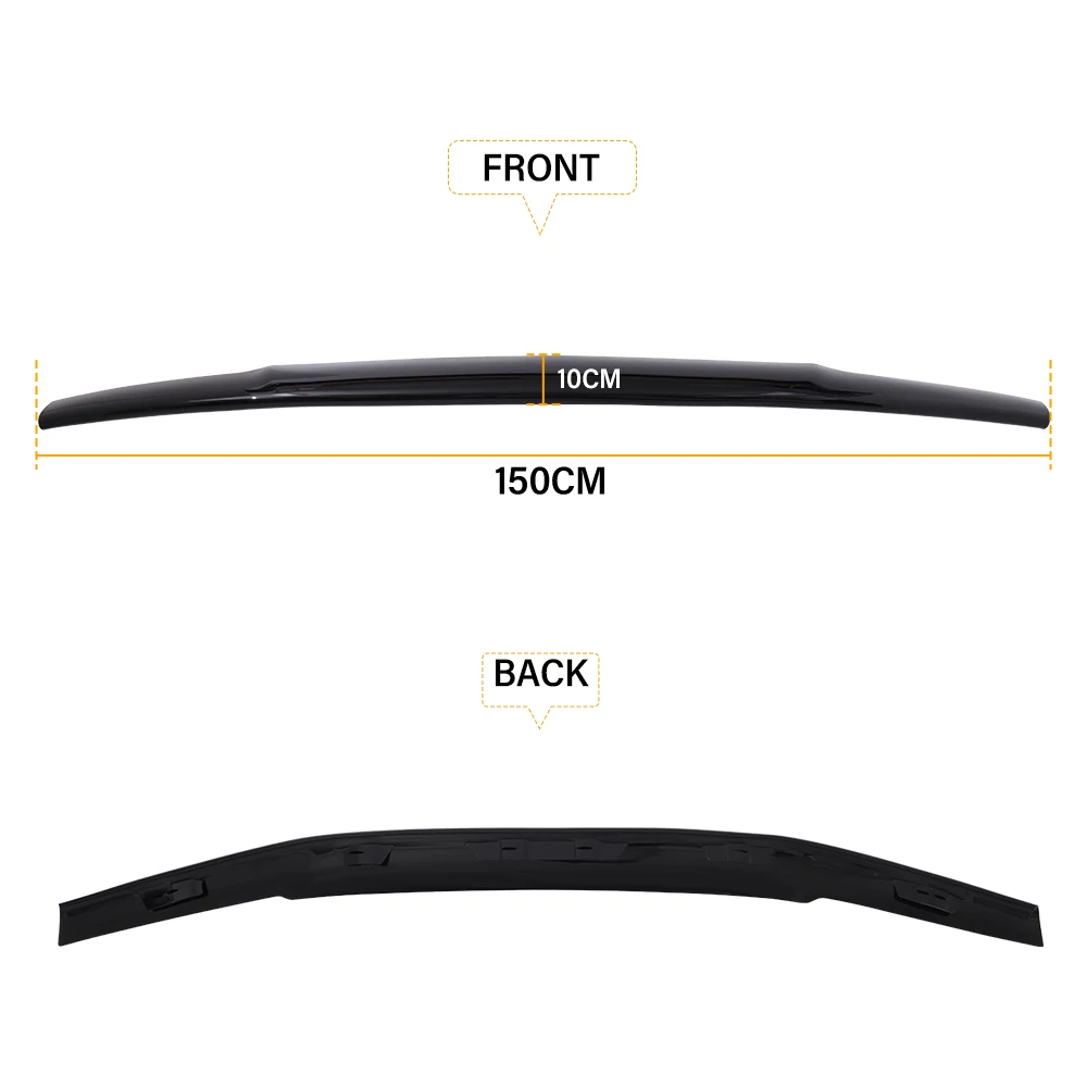 1Pc Acrylic Bonnet Guard For Nissan Navara D40 2006 2007 2008 2009 Front Shield Hood Bug Deflector Car Accessories Spanish Model