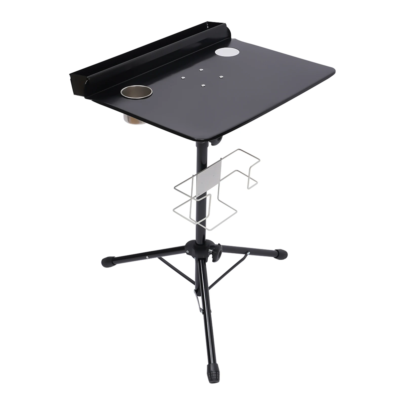 Salon Tattoo Table Desk Tattoo Work-Station Tray Tattoo Workstation Stand Tray Adjustable Height for Home, Tattoo Studio, Shop
