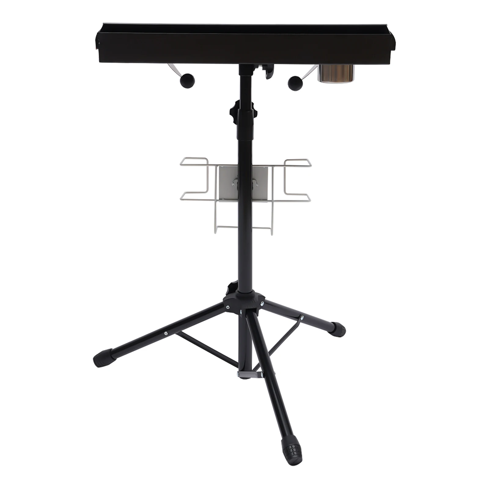 Salon Tattoo Table Desk Tattoo Work-Station Tray Tattoo Workstation Stand Tray Adjustable Height for Home, Tattoo Studio, Shop