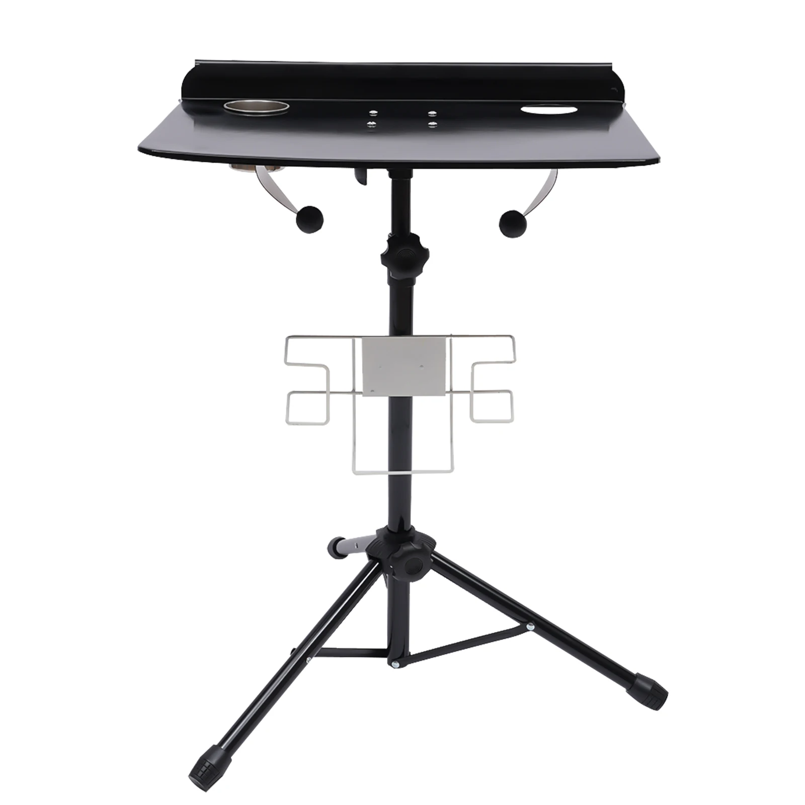 Salon Tattoo Table Desk Tattoo Work-Station Tray Tattoo Workstation Stand Tray Adjustable Height for Home, Tattoo Studio, Shop