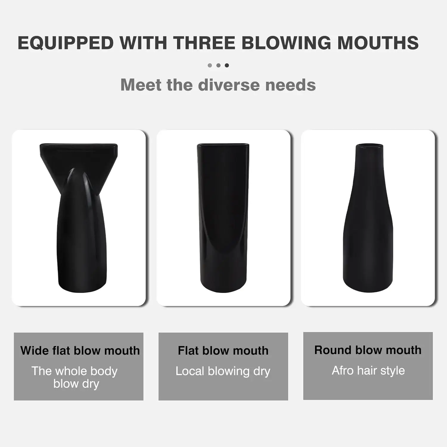 BRIEFNESS Multifunction Blower Electric Blower Portable Car Dryer Powerful Dryer Duster Pink with 3 Nozzles
