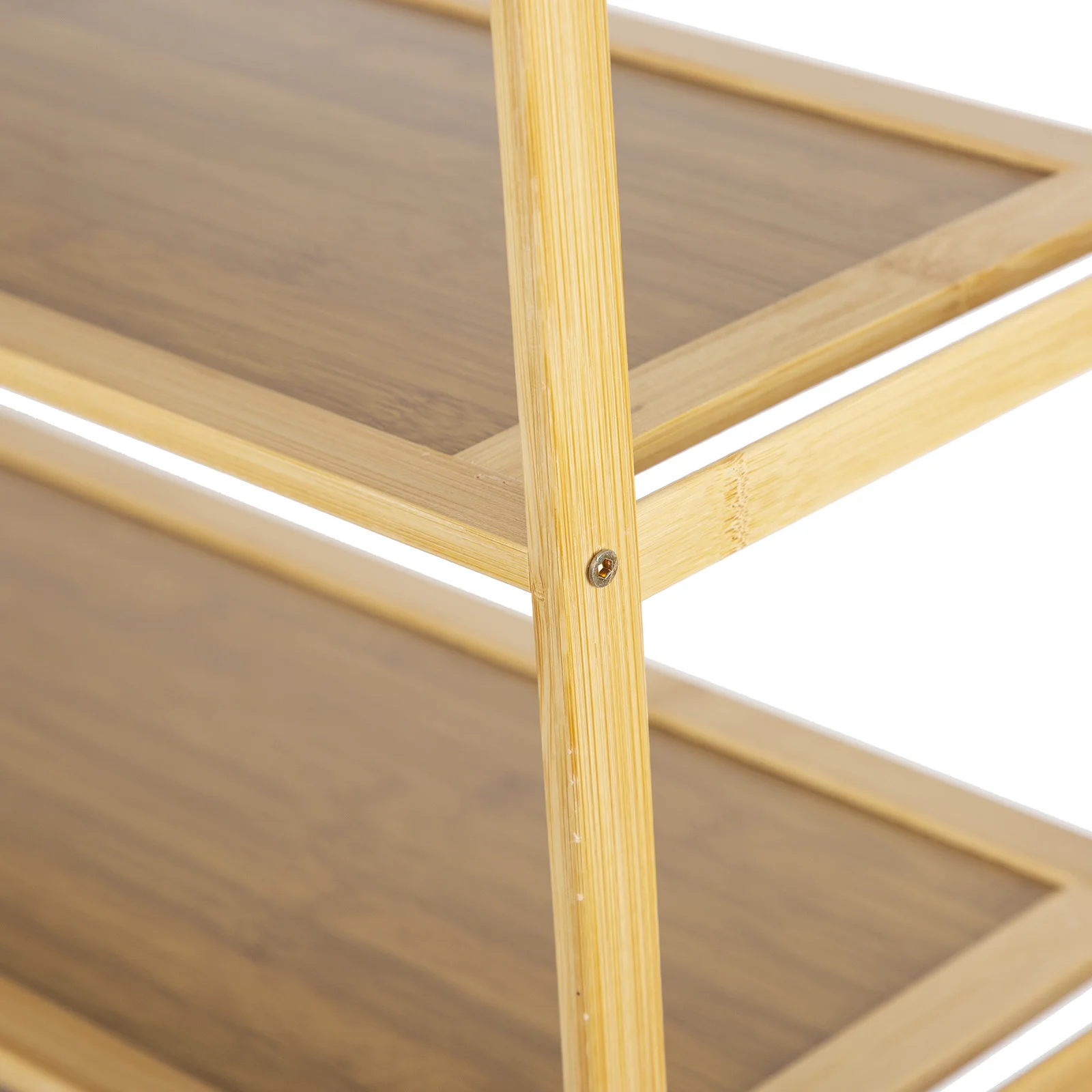 5 Tier Bamboo Shoe Rack Storage Storage Bamboo Shelving Unit Stand Organiser UK