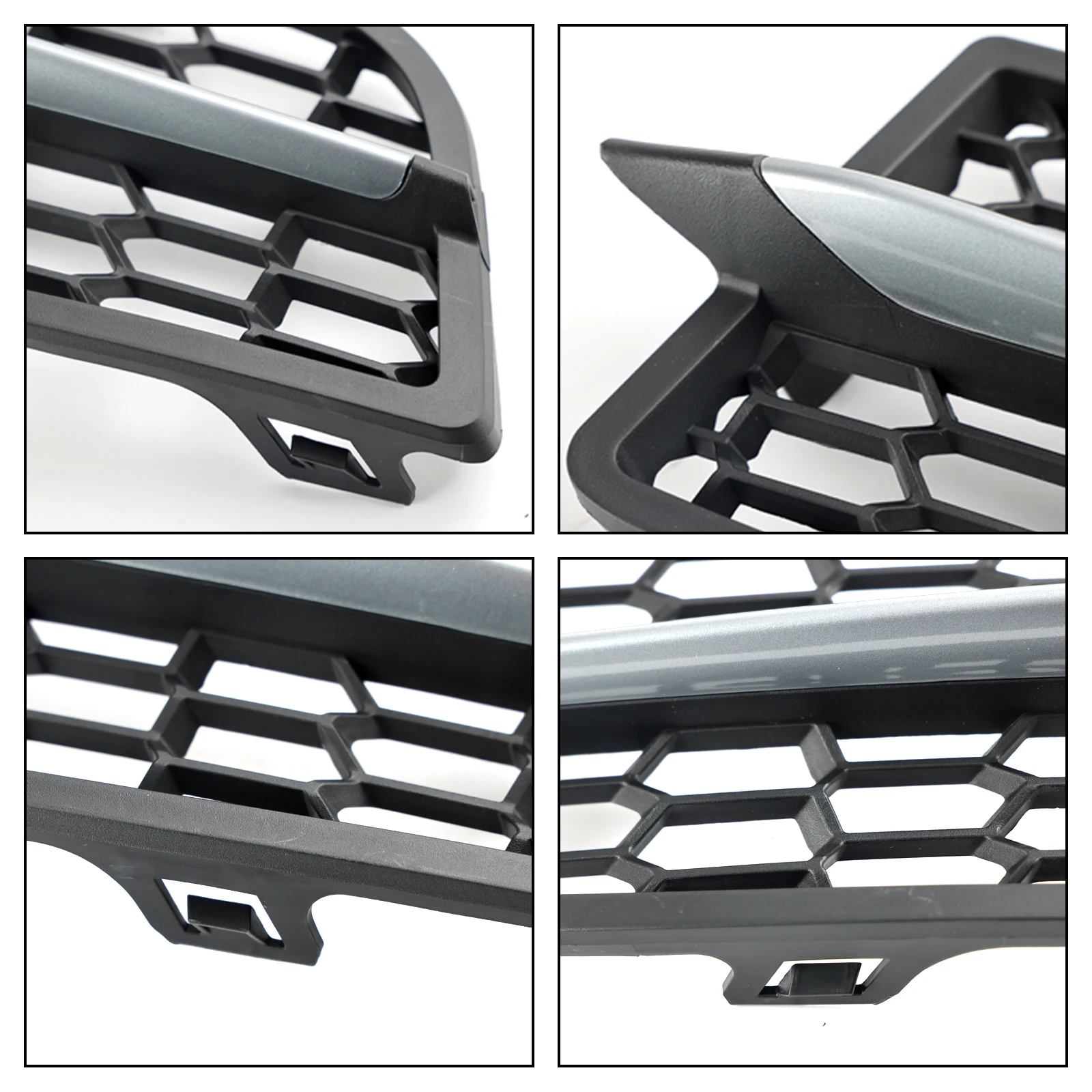 Artudatech 2PCS Front Bumper Fog Light Cover Bezel Grill Grille Fit for BMW F20 F21 2011-2015 M