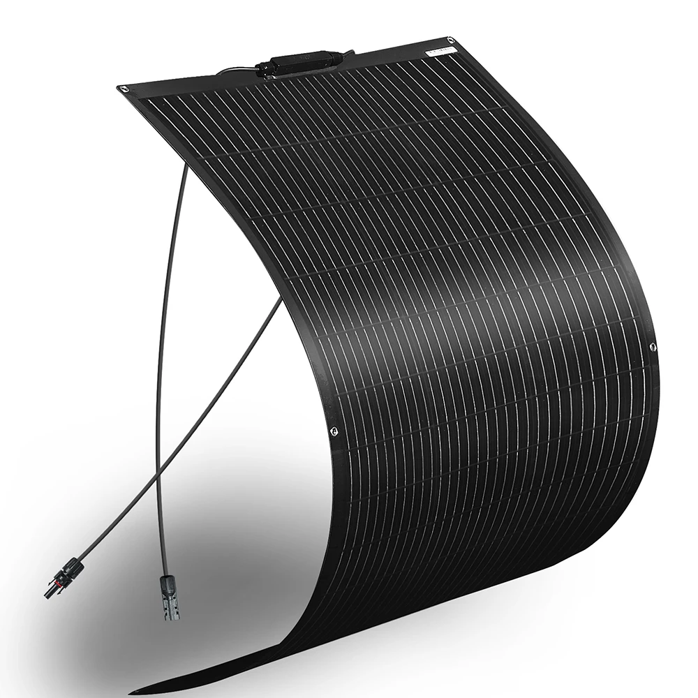 Flexible Solar Panel Kit Monocrystalline Cell PV 120W 240W 24V 12V For Battery Home Boat Marine RV Cabin Van Car Uneven Surfaces