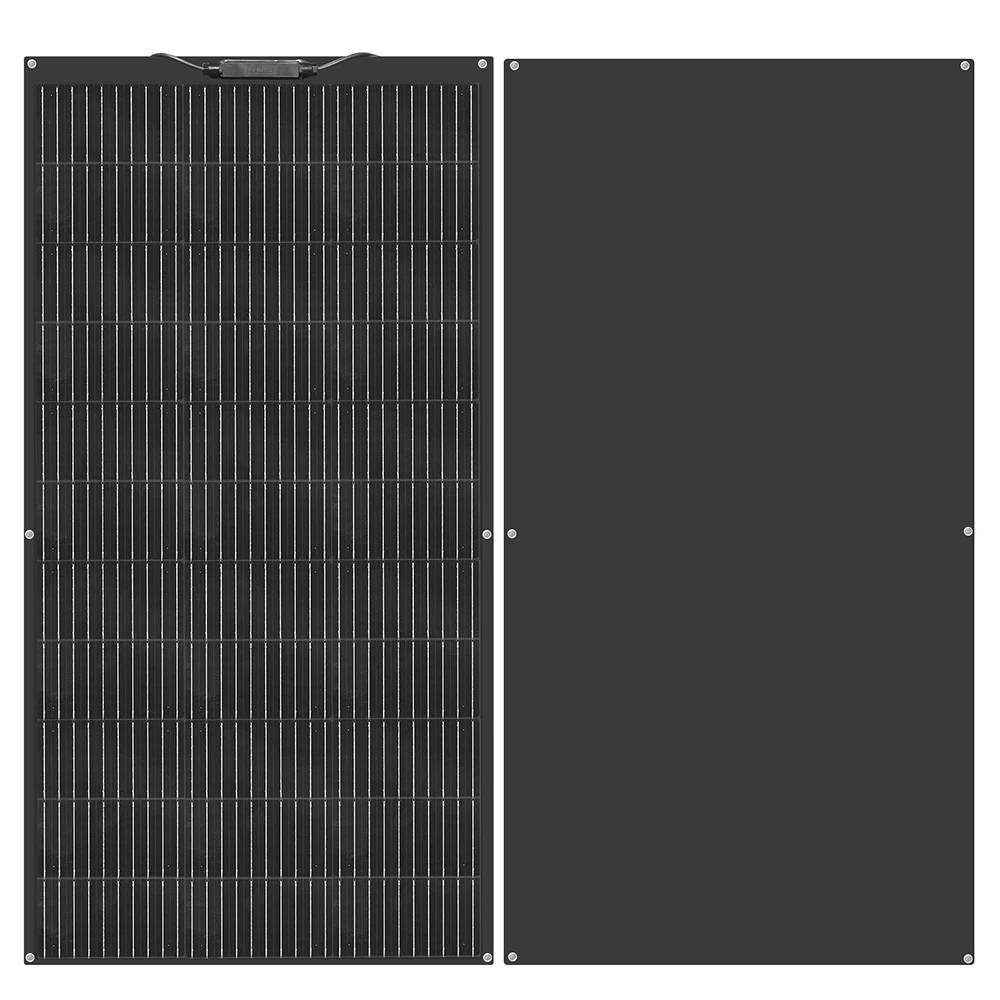 Flexible Solar Panel Kit Monocrystalline Cell PV 120W 240W 24V 12V For Battery Home Boat Marine RV Cabin Van Car Uneven Surfaces