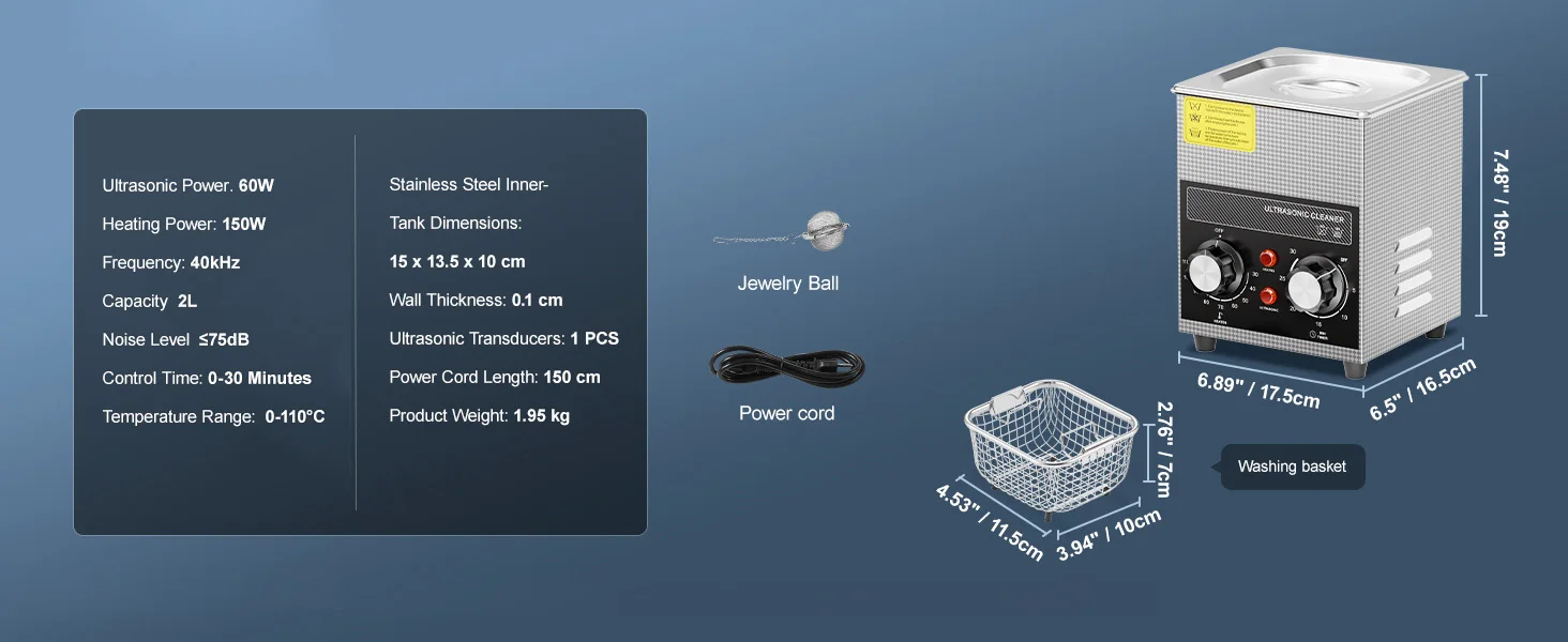 SucceBuy 2/3/6/10/15/30L Ultrasonic Cleaner with Heater Timer for Lab Tools Metal Parts Carburetor Brass Auto Parts Engine Parts