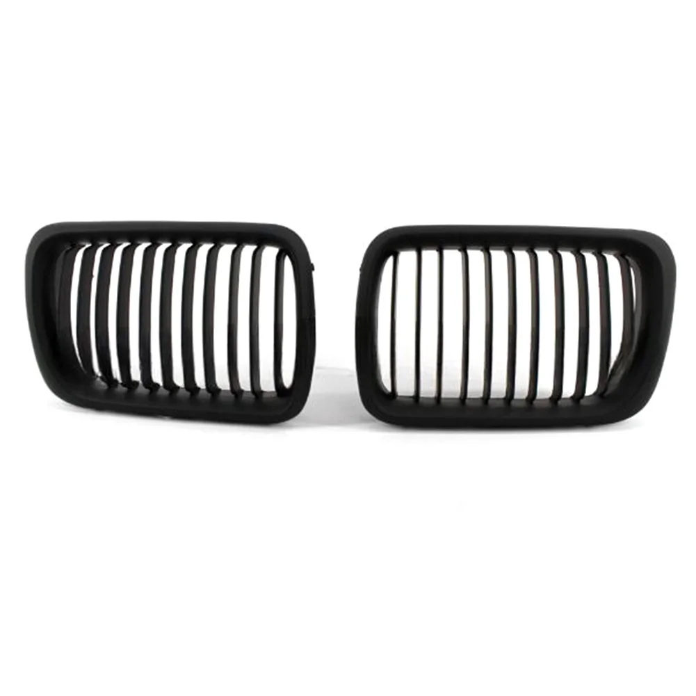 Car Front Hood Kidney Grill Grilles Single Slat for 3 Series E36 318i 320i 323i 325i 328i 1997-1999 Replaces 51138195151
