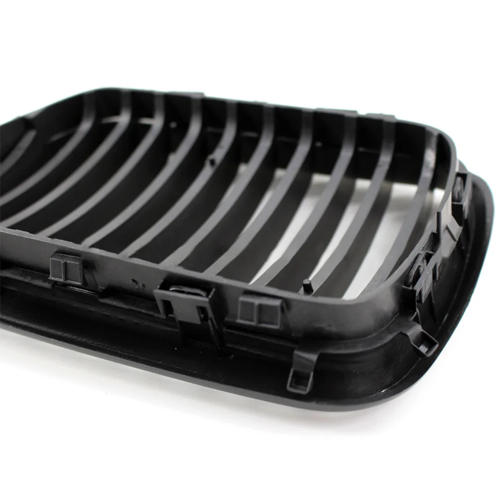 Car Front Hood Kidney Grill Grilles Single Slat for 3 Series E36 318i 320i 323i 325i 328i 1997-1999 Replaces 51138195151