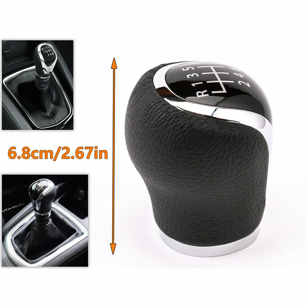 Gear Knob Shift Stick Manual 6 Speed Shifter Knobs Head Replacement For Qashqai J11 X-T32 2016-2017 Automobile Shift Lever