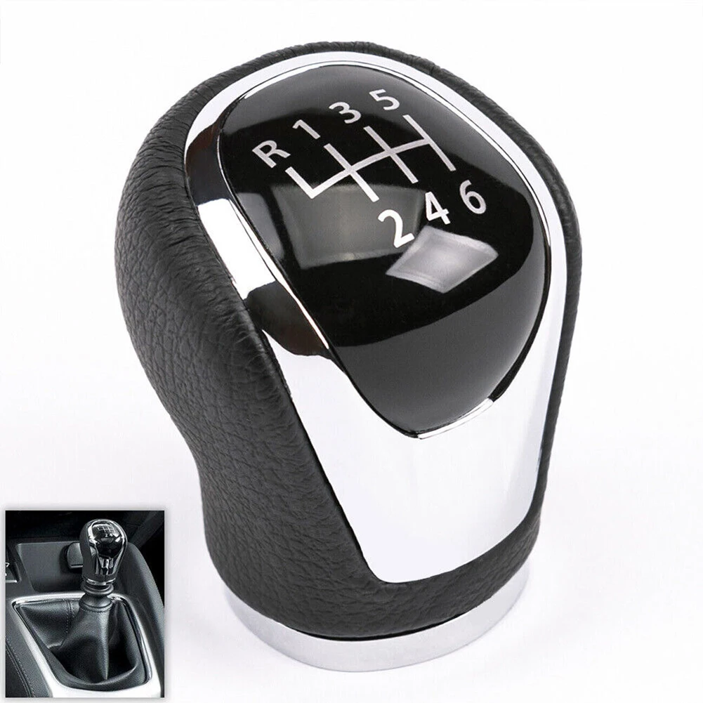 Gear Knob Shift Stick Manual 6 Speed Shifter Knobs Head Replacement For Qashqai J11 X-T32 2016-2017 Automobile Shift Lever