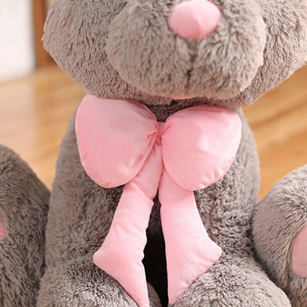 【Lifeideas】Kawaii Rabbit Plush Toy Giant Lovely Cartoon Big Ear Bunny Soft Stuffed Animal Pillow Kids Birthday Gifts