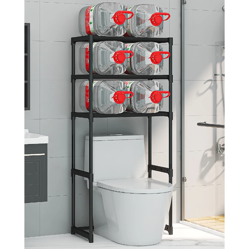 Over-The-Toilet Storage Rack, 3-Tier Bathroom Over Toilet Storage Space Saver Bathroom Shelves Over Toilet For Bathroom Restroom