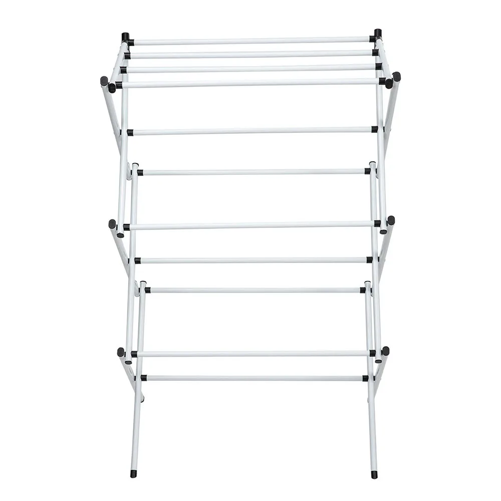 Voltsify Foldable Clothes Drying Rack Clothes Airer with Non-slip Feet, 63cm W X 39cm D X 98cm H