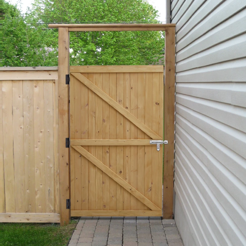 Pine Wood Garden Gate with Latch for Garden, Patio or Outdoor Space