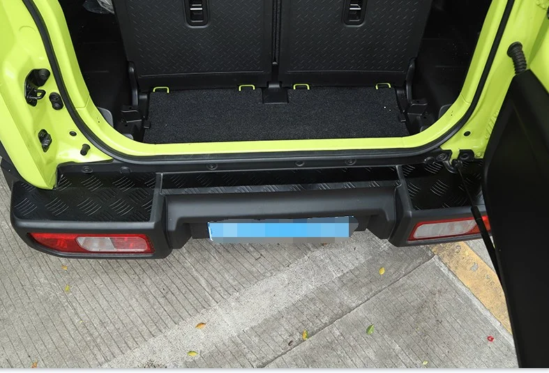 Artudatech Black Alloy Rear Bumper Protector Guard Panel Trim For Suzuki Jimny 2019 2020 2021 2022 2023
