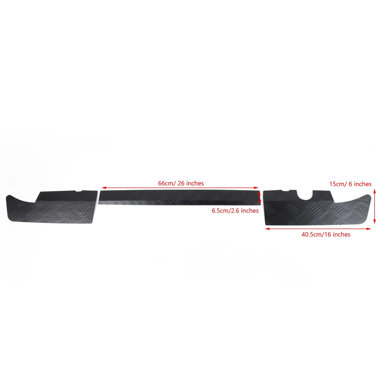 Artudatech Black Alloy Rear Bumper Protector Guard Panel Trim For Suzuki Jimny 2019 2020 2021 2022 2023