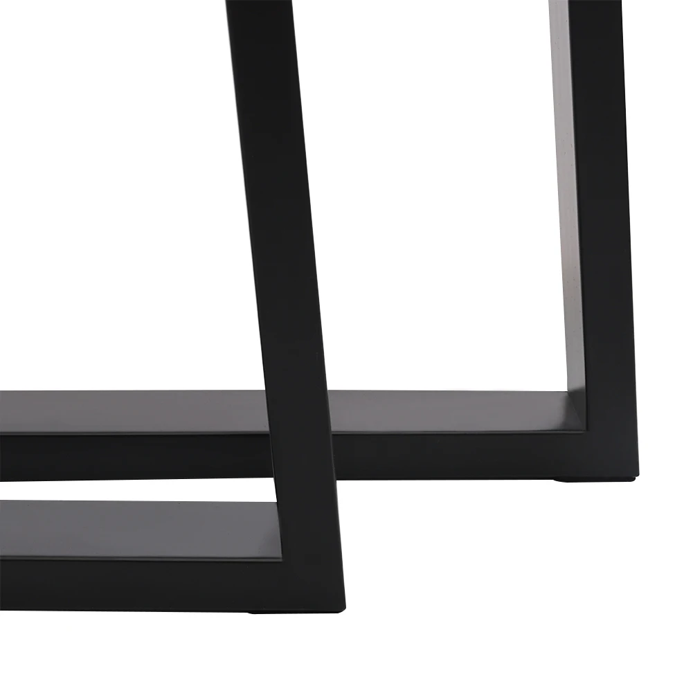 Voltsify Set of 2 Trapezoidal Table Legs DIY Steel Furniture Legs, 20 X 29.5cm