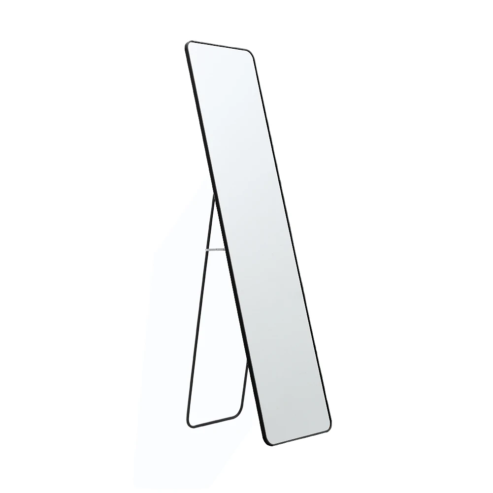 Arched metal length floor mirror bedroom living room Dressing Cream Girls Mirror Modern Simple Full Body Frame Mirror