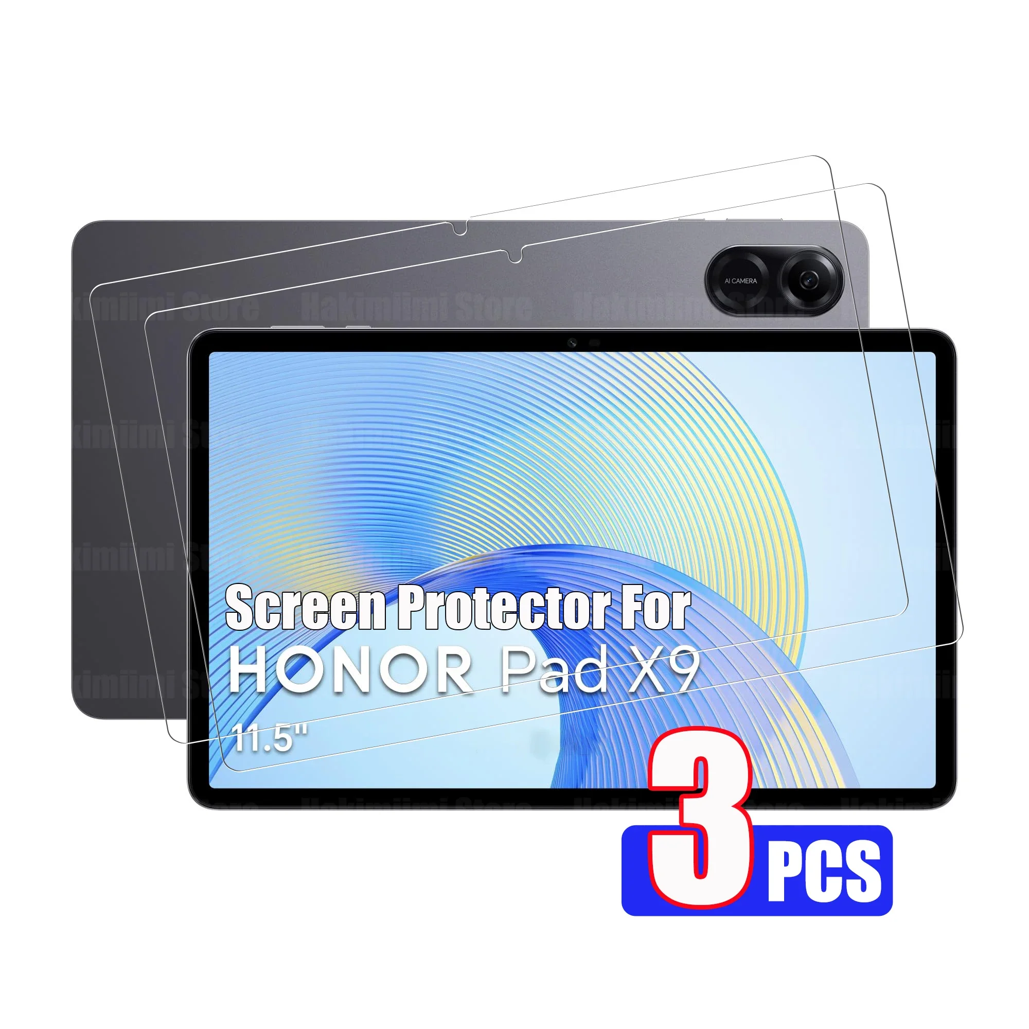 Tempered Glass Film for HONOR Pad X9 11.5 Inch 2023 HD Tempered Glass Screen Protectors 9H Ultra Resistant Anti-Scratch Screen