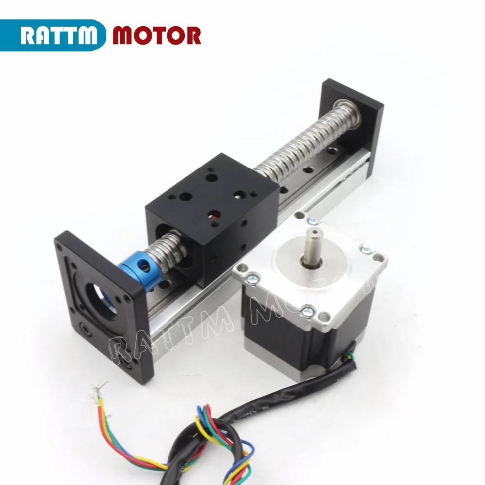 【EU】CBX1605 CNC Z axis Linear Guide Stage Rail Motion Slide 100 -600MM Table Ball SFU1605 Screw linear actuator
