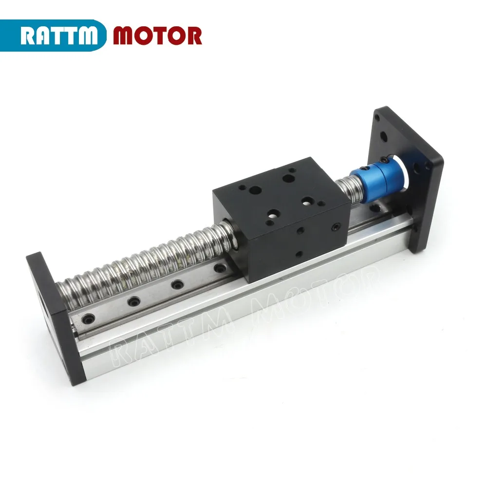 【EU】CBX1605 CNC Z axis Linear Guide Stage Rail Motion Slide 100 -600MM Table Ball SFU1605 Screw linear actuator