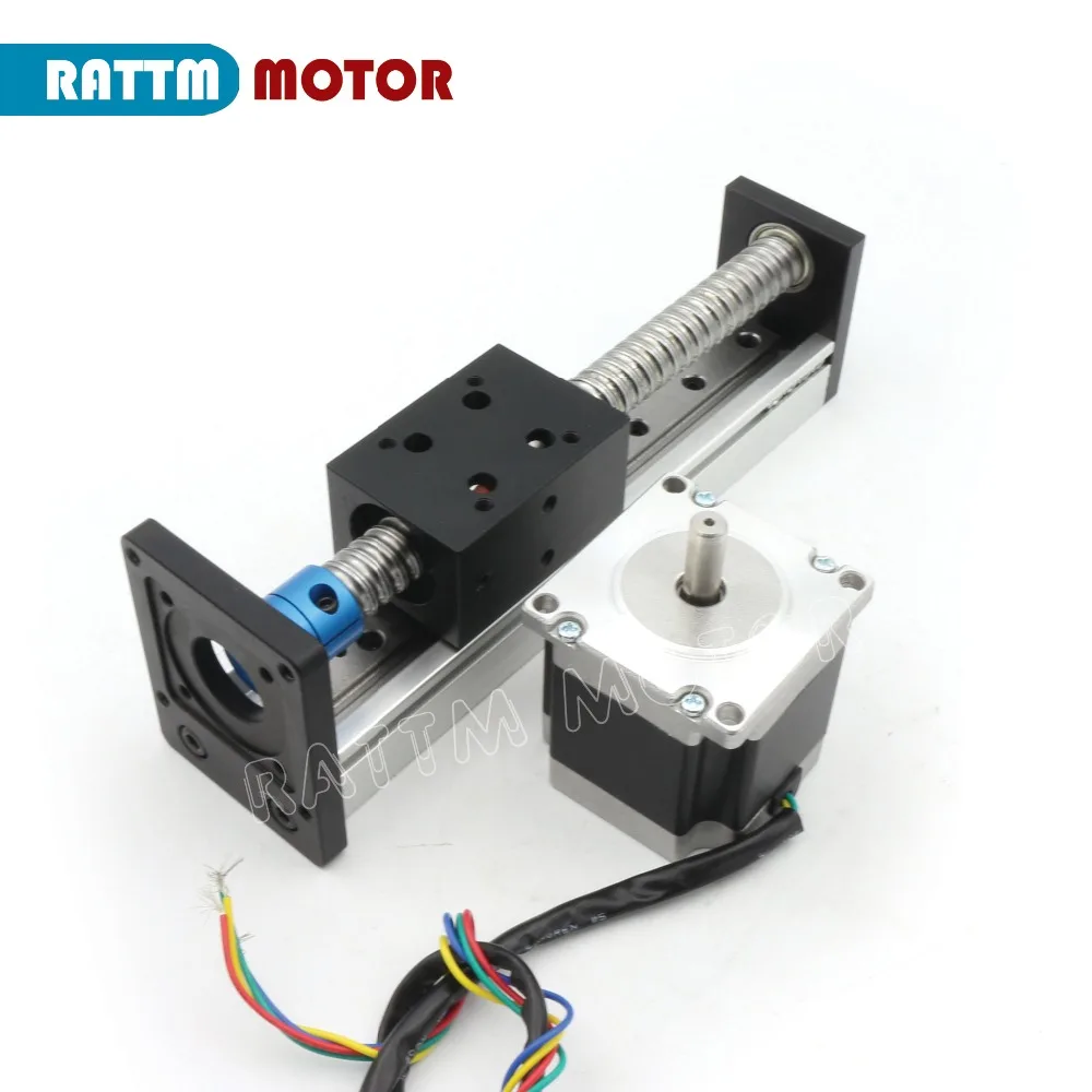 【EU】CBX1605 CNC Z axis Linear Guide Stage Rail Motion Slide 100 -600MM Table Ball SFU1605 Screw linear actuator