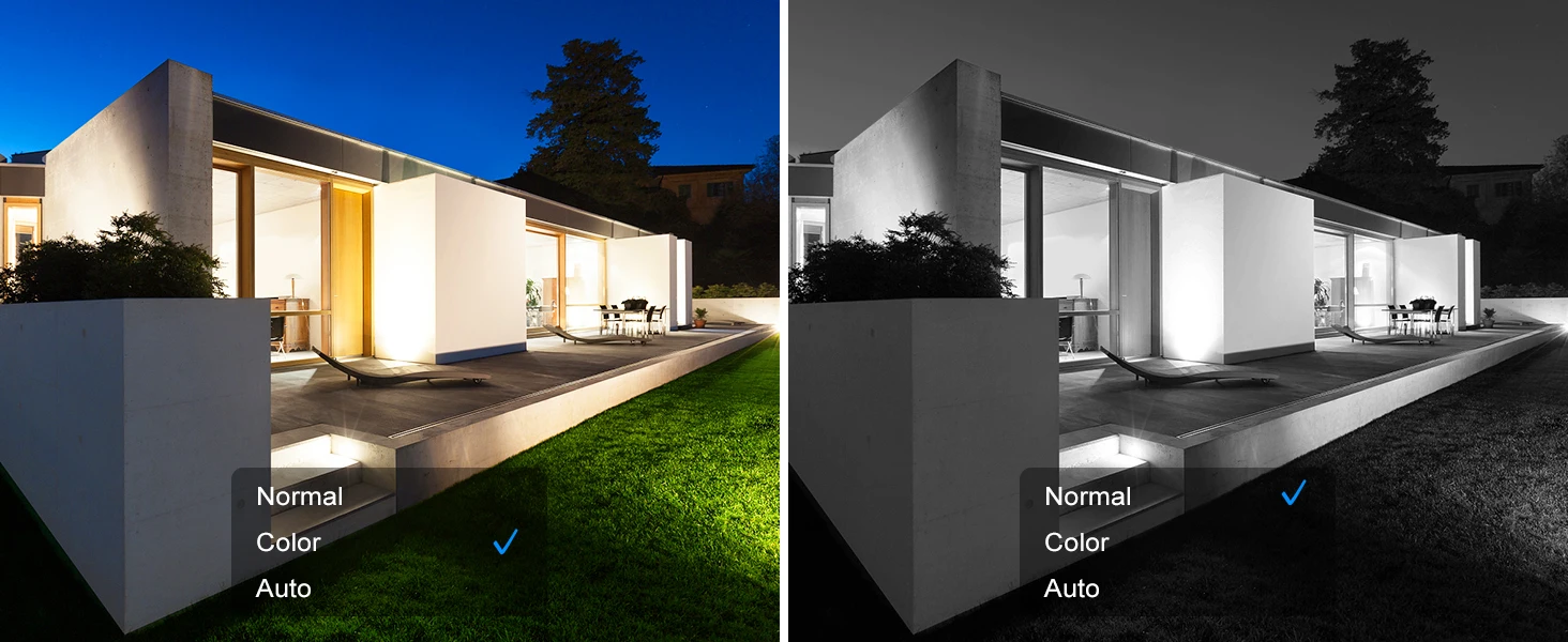GENBOLT PTZ WiFi Security Camera Outdoor, CCTV Camera with Dual View, Lens Home Surveillance IP Camera with Color Night