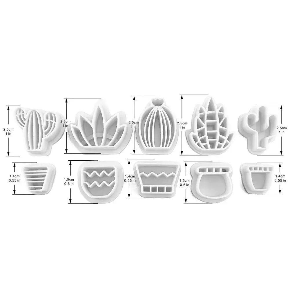 Clay Cutter For Clay Jewelry Small Sculpting Mould Earring Making Kit Compact Jewelry Making Supplies Cutting Mold For Beginners