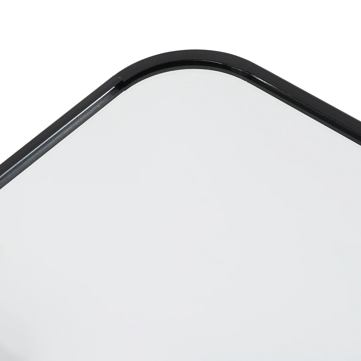 Haodirect Full Length Mirror with Rounded Corners for Hanging on Doors, Wall-mounted Dressing Mirror for Bedroom and Living Room