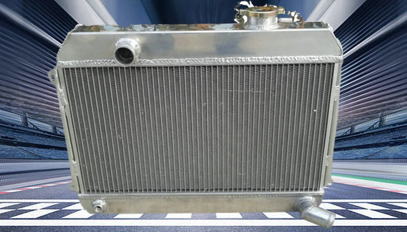 Aluminum Radiator + FANS For 1968-1973 Datsun 510 521 620 Pickup 1.6 L4 71 72 73 70 69 68 1969 1970 1971 1972 1973