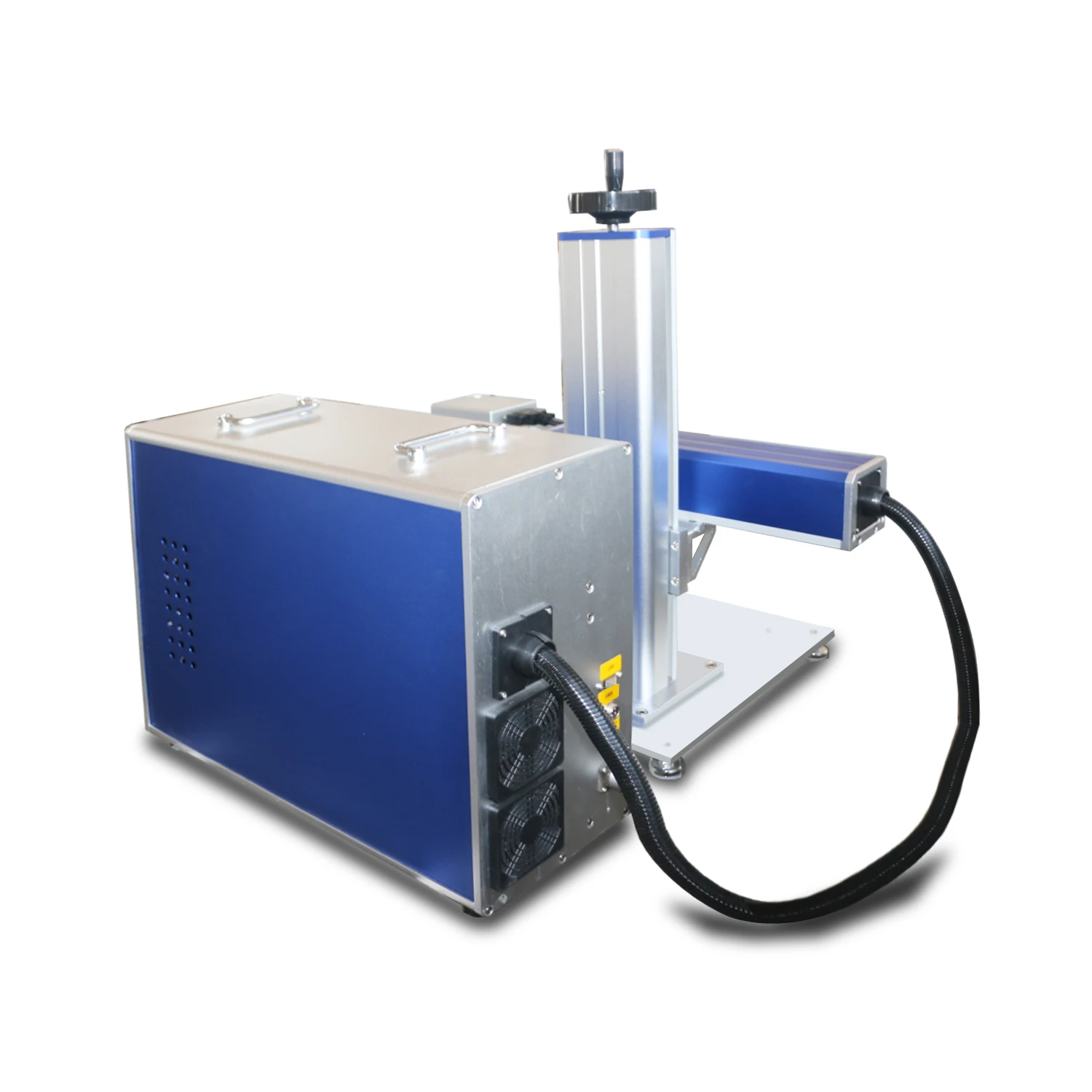 Raycus JPT MOPA M7 Fiber Laser Marking Engraving Machine 30W 50W 60W For Ring Jewelry Steel Metal With Rotary Axis