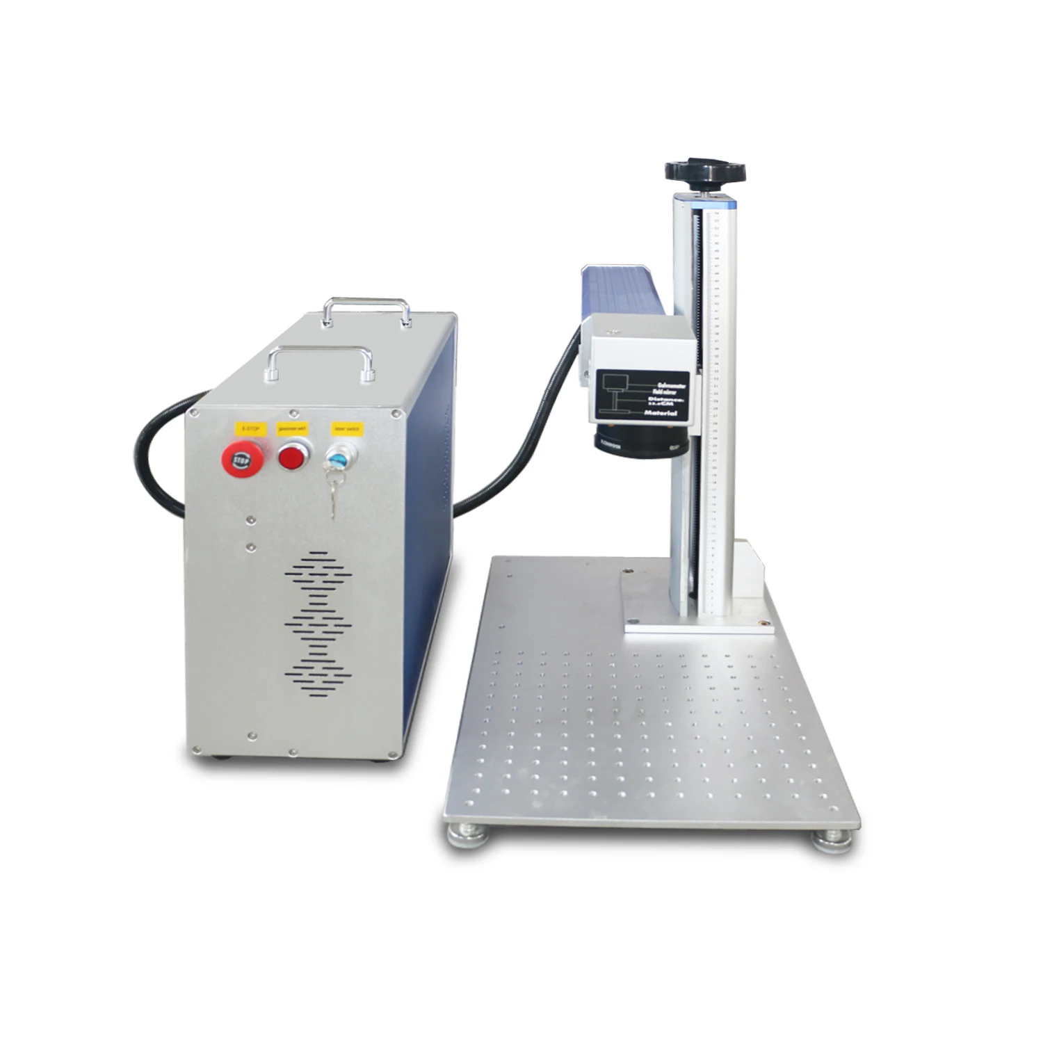 Raycus JPT MOPA M7 Fiber Laser Marking Engraving Machine 30W 50W 60W For Ring Jewelry Steel Metal With Rotary Axis