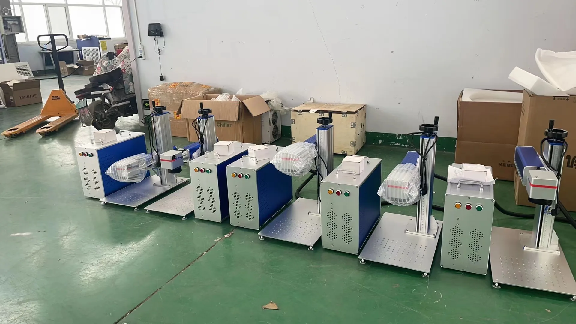 Raycus JPT MOPA M7 Fiber Laser Marking Engraving Machine 30W 50W 60W For Ring Jewelry Steel Metal With Rotary Axis