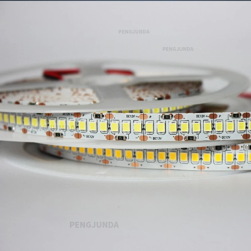 2835 LED Strip 240 led/M 5M DC12V Waterproof Flexible light tape showcase led more bright LED strip white warm