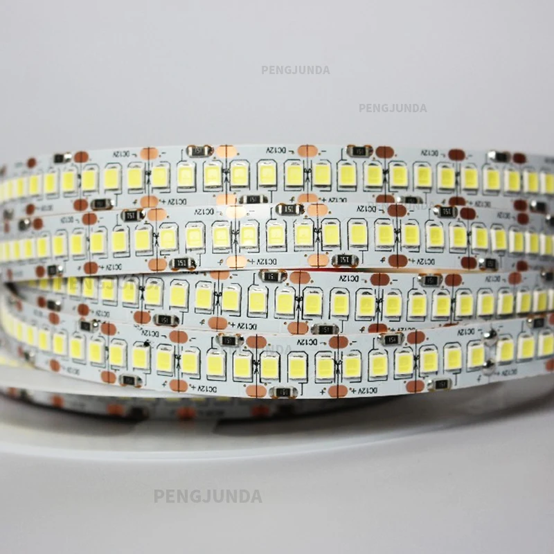2835 LED Strip 240 led/M 5M DC12V Waterproof Flexible light tape showcase led more bright LED strip white warm