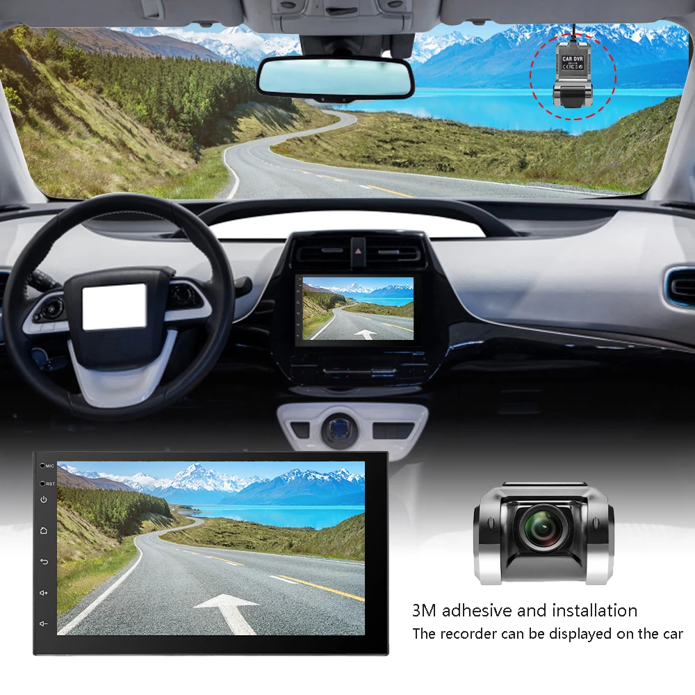 Podofo ADAS USB DVR Camera For Car DVD Android Player Dash Cam Suit for Full HD Head Unit Auto Audio