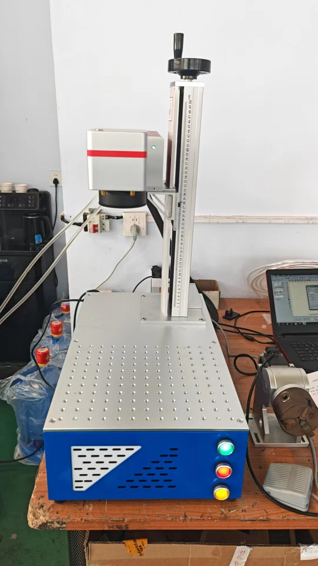 10W UV Laser Marking Machine 5W Glass Engraving Engraver Meatl Carving Machine With Chiller