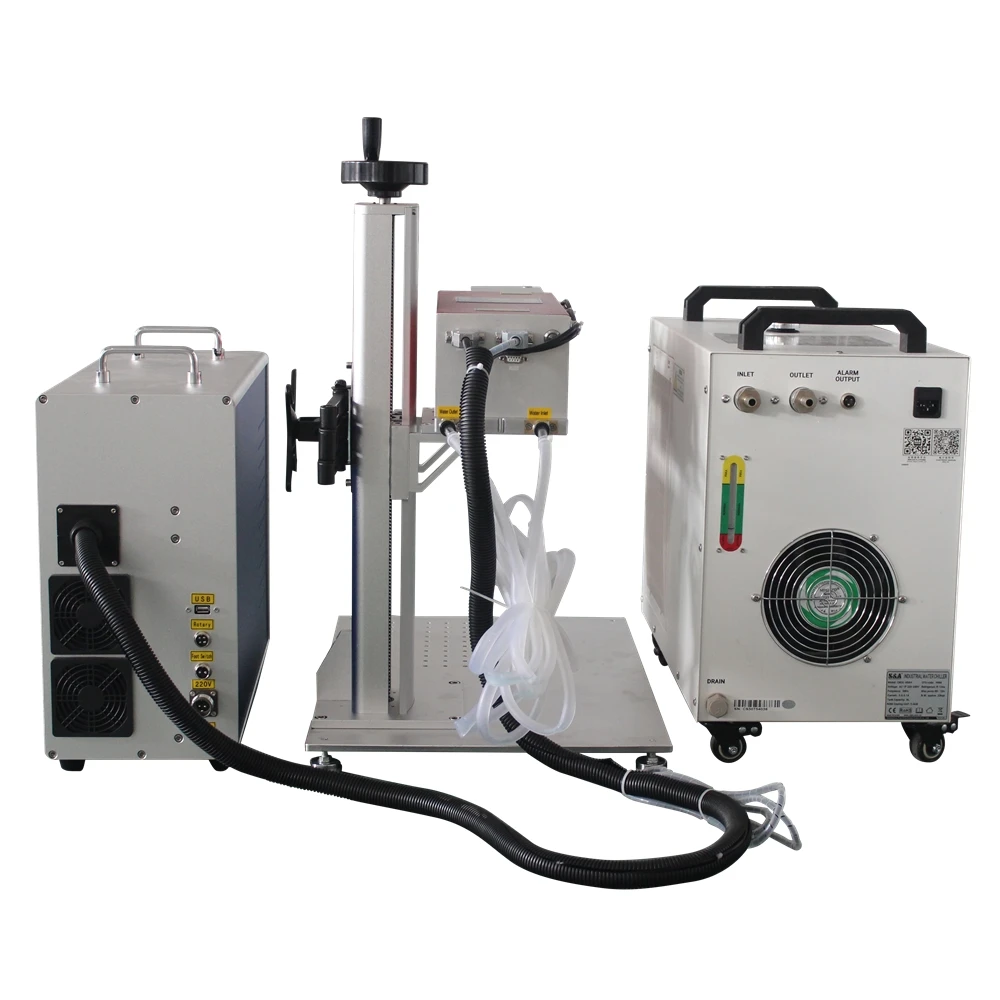 10W UV Laser Marking Machine 5W Glass Engraving Engraver Meatl Carving Machine With Chiller