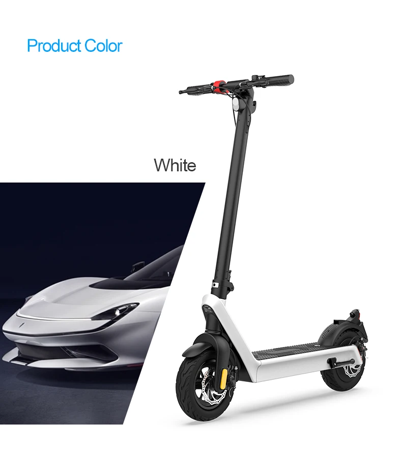 Warehouse In Europe USA 48V/15Ah Battery 10 Inches X9 Electric Scooter Foldable Frame 500W Brushless Motor 65KM Mileage Escooter
