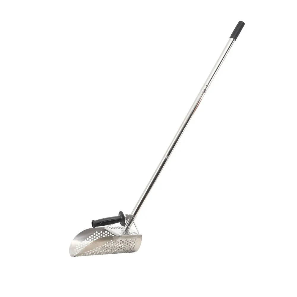 Sand Scoop Stainless Steel Beach Shovel with Long Handle 140cm Detachable Beach
